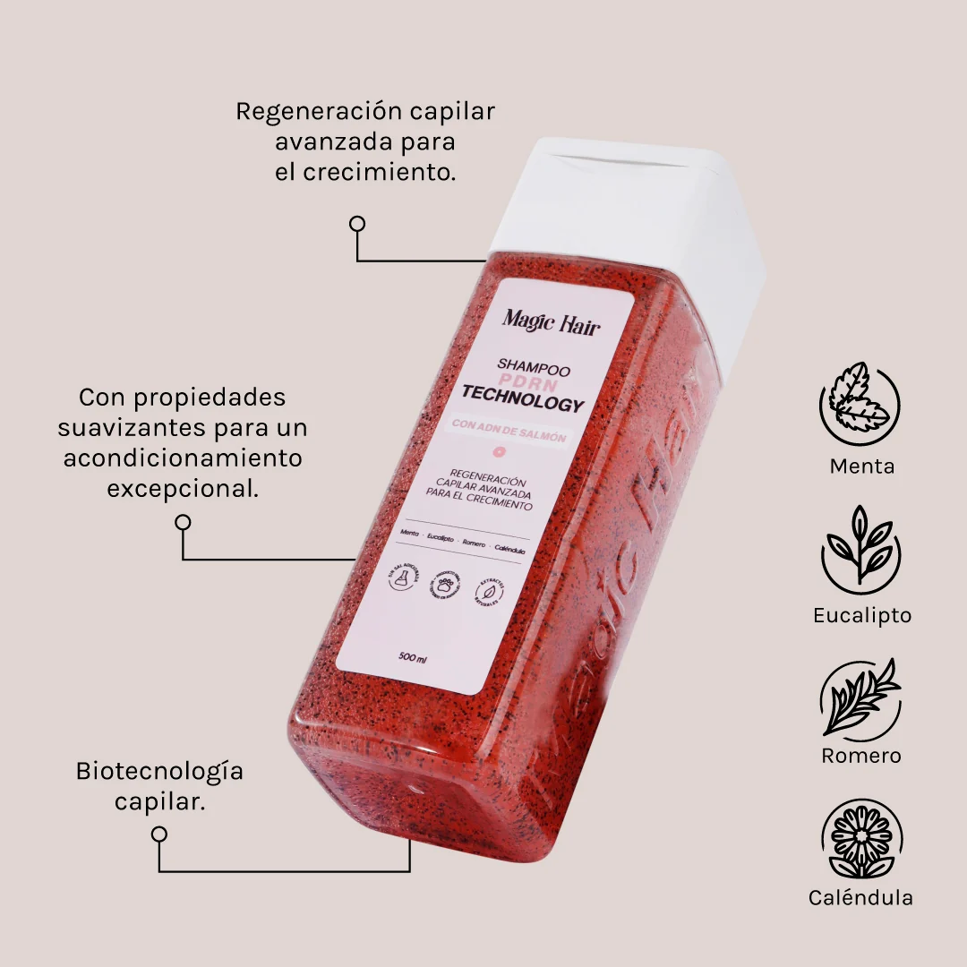 SHAMPOO CON ADN DE SALMÓN MAGIC HAIR - Image 2