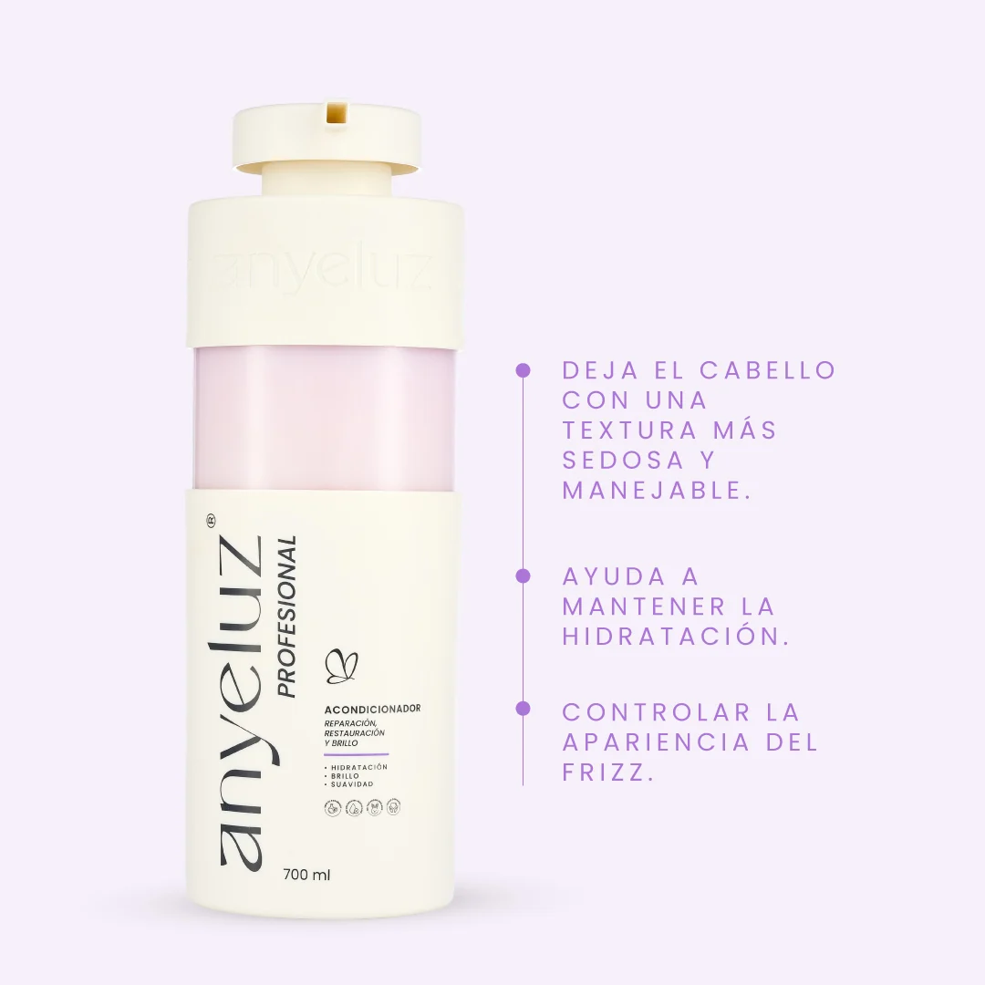 ACONDICIONADOR REPARACIÓN, RESTAURACIÓN Y BRILLO | LÍNEA PROFESIONAL ANYELUZ - Image 3