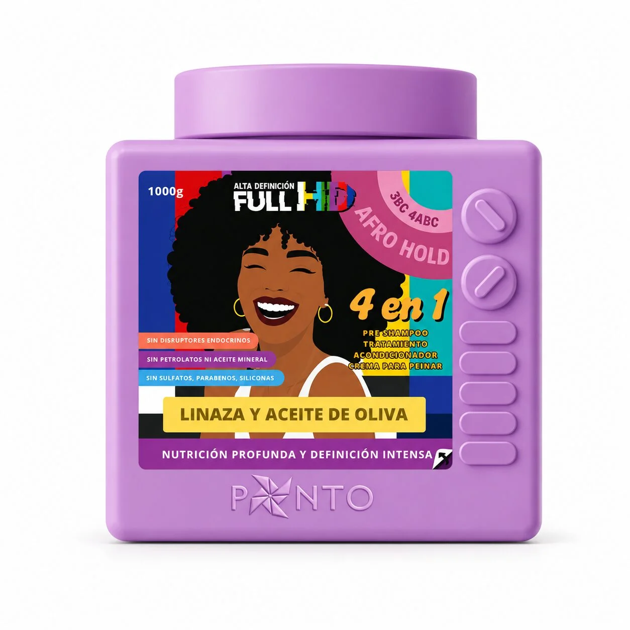FULL HD TRATAMIENTO CAPILAR 4 EN 1 AFRO HOLD PONTO