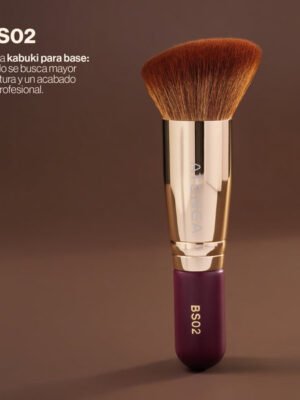 MINI BROCHA INDIVIDUAL PARA BASE TIPO KABUKI ATENEA (BS02)
